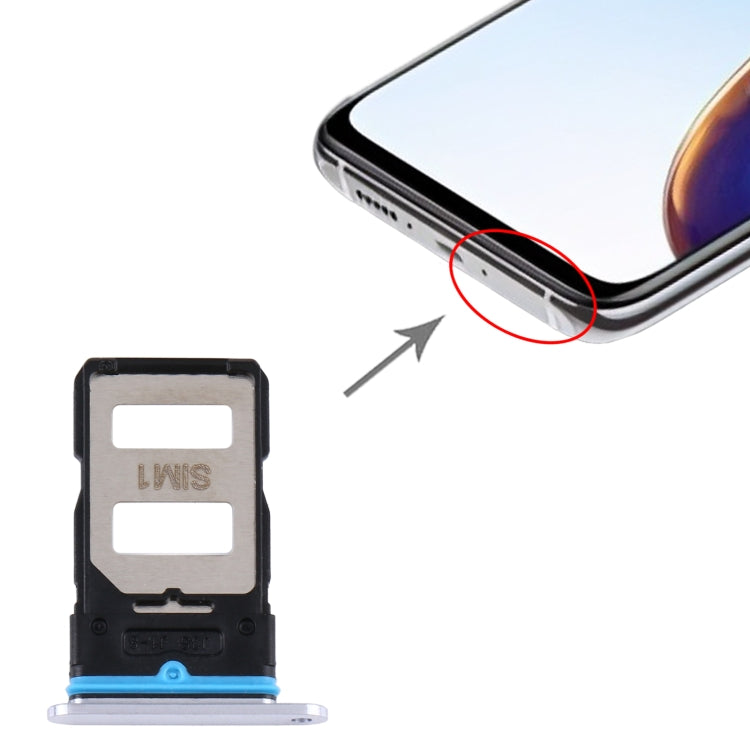 SIM Card Tray + SIM Card Tray for Xiaomi Redmi K30S (Silver) - Card Tray by PMc TechLife | Online Shopping South Africa | PMc TechLife | Buy Now Pay Later Mobicred