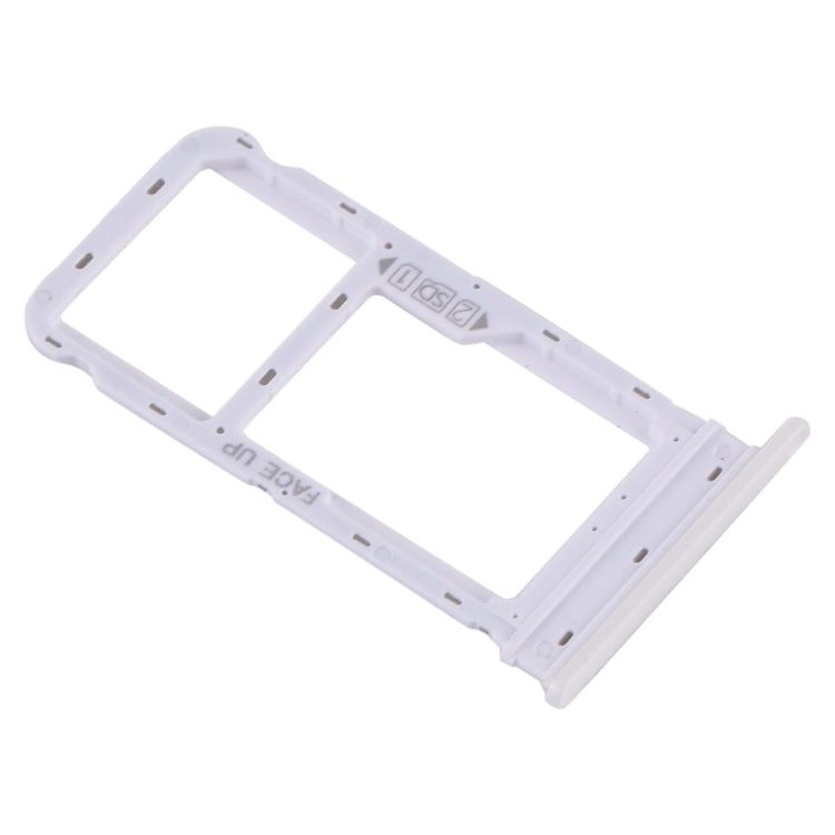 SIM Card Tray + Micro SD Card Tray for Motorola Moto G8 (White)