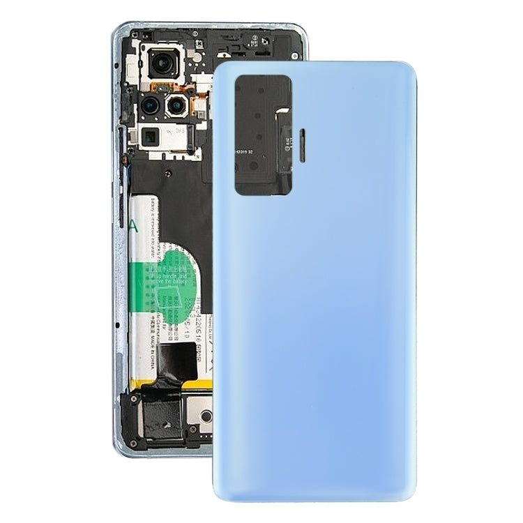 For Vivo X50 Pro V2005A Battery Back Cover (Blue)