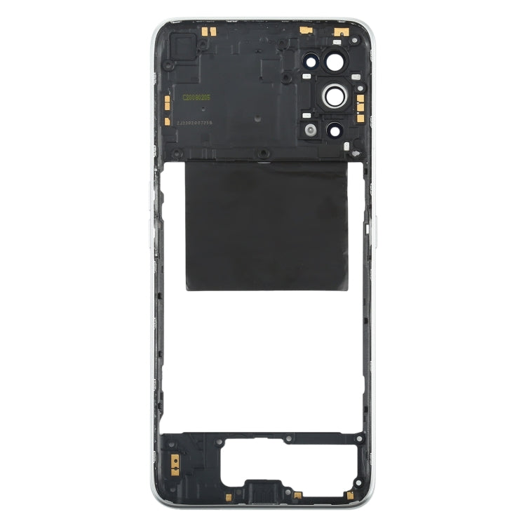 For OPPO Realme X7 Middle Frame Bezel Plate (White)