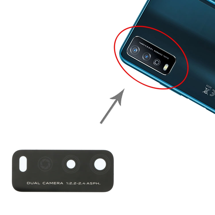 For Vivo Y11s / Y30 Standard / Y30G / Y12s / Y12a / Y12s 2021 10pcs Back Camera Lens - Camera Parts by PMc TechLife | Online Shopping South Africa | PMc TechLife | Buy Now Pay Later Mobicred