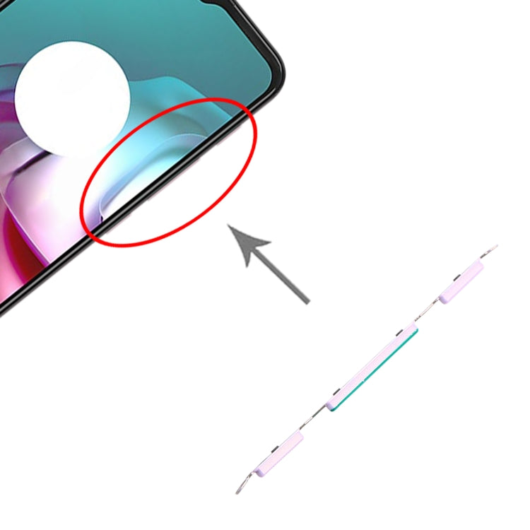 Power Button and Volume Control Button for Motorola Moto G30 XT2129-2 PAML0000IN (Pink) - Others by PMc TechLife | Online Shopping South Africa | PMc TechLife | Buy Now Pay Later Mobicred