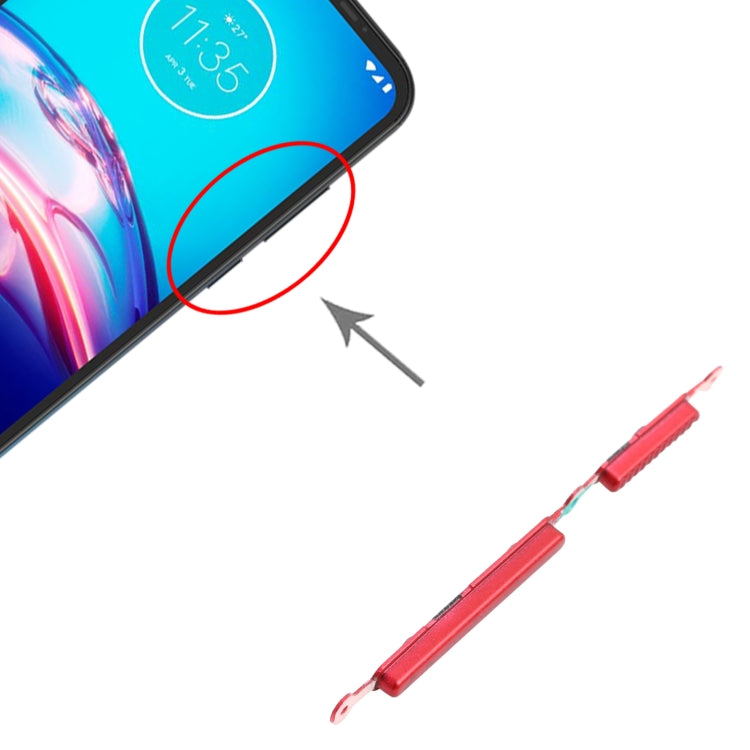 Power Button and Volume Control Button for Motorola Moto E6s (2020) (Red) - Others by PMc TechLife | Online Shopping South Africa | PMc TechLife | Buy Now Pay Later Mobicred