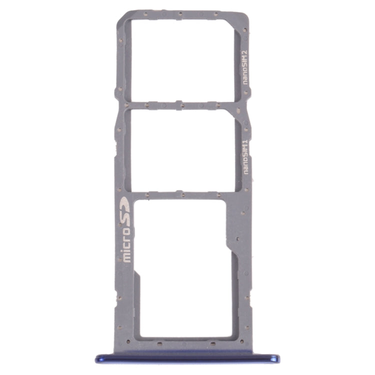 SIM Card Tray + SIM Card Tray + Micro SD Card Tray for LG K42 / K52 (Brazil) LMK420 LMK420H LMK420E LMK420Y(Blue)