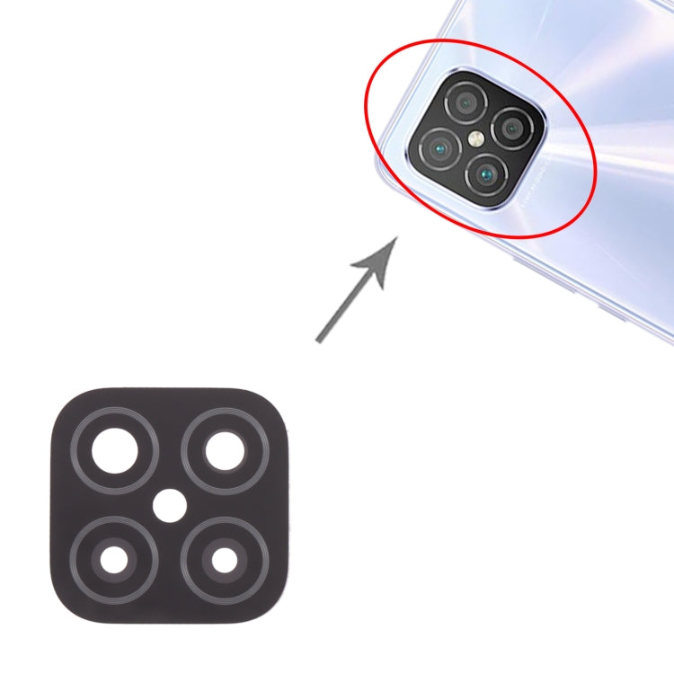 For Huawei Nova 8 SE 10pcs Back Camera Lens (Black) - Camera by PMC TechLife | Online Shopping South Africa | PMC TechLife | Buy Now Pay Later Mobicred