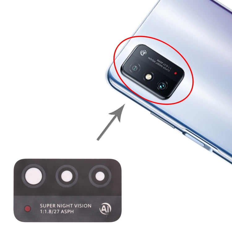 For Honor X10 Max 5G 10pcs Back Camera Lens - Camera by PMC TechLife | Online Shopping South Africa | PMC TechLife | Buy Now Pay Later Mobicred