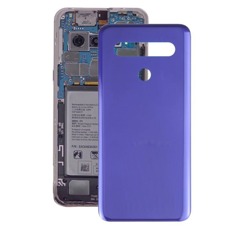 Back Battery Cover for LG K61 LMQ630EAW LM-Q630EAW LM-Q630(Blue)