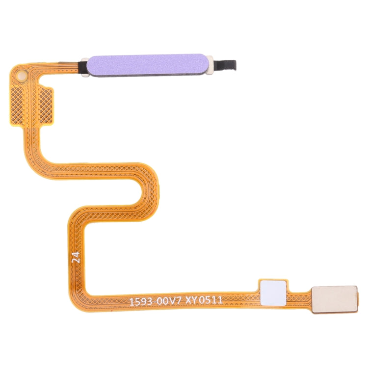 Fingerprint Sensor Flex Cable for Xiaomi Redmi Note 9 5G / Redmi Note 9T M2007J22G M2007J22C (Purple)
