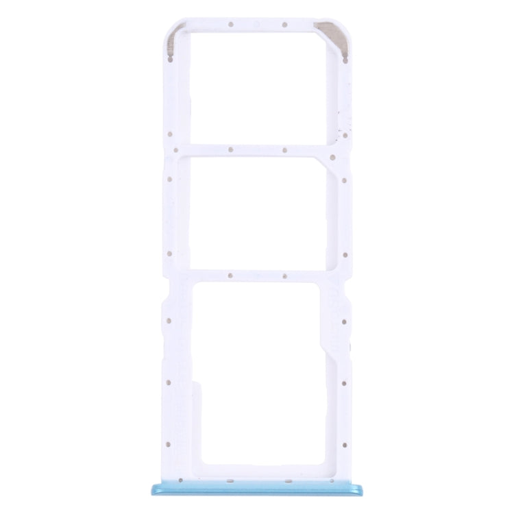 For OPPO Realme 7i RMX2103 SIM Card Tray + SIM Card Tray + Micro SD Card Tray (Blue)