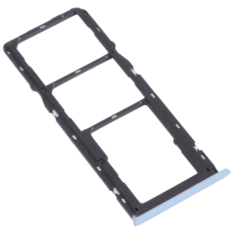 For OPPO Realme C12 RMX2189 SIM Card Tray + SIM Card Tray + Micro SD Card Tray (Blue)