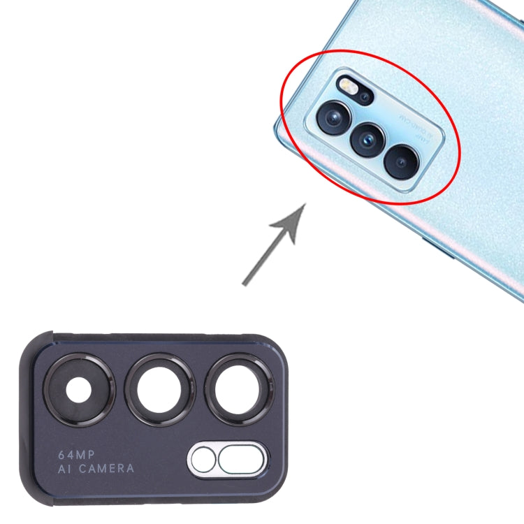 For OPPO Reno6 Pro 5G PEPM00, CPH2249 Camera Lens Cover (Black) - free shipping - PMC TechLife - Order now!