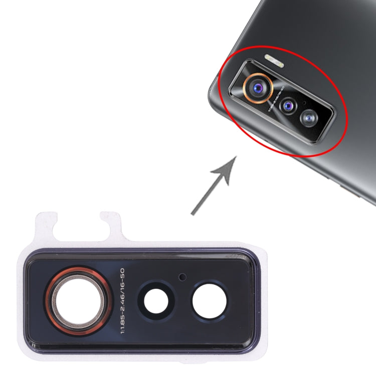 For vivo iQOO 5 5G V2024A Camera Lens Cover (Black)