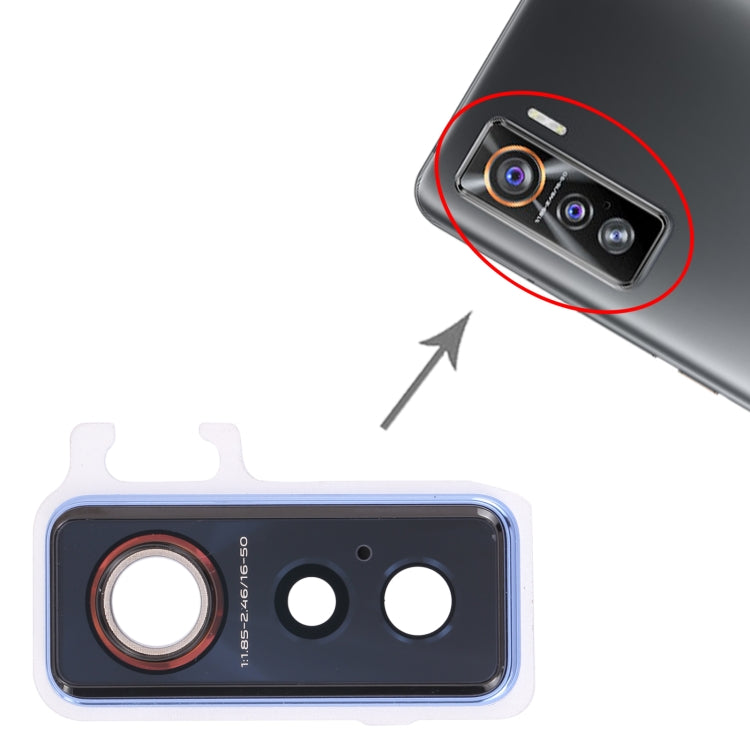 For vivo iQOO 5 5G V2024A Camera Lens Cover (Blue)