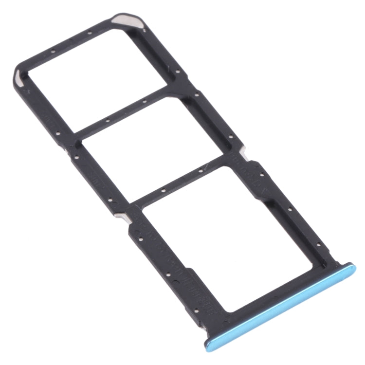 For OPPO A74 5G / A54 5G / A93 PCGM00, PEHM00 SIM Card Tray + SIM Card Tray + Micro SD Card Tray(Blue)