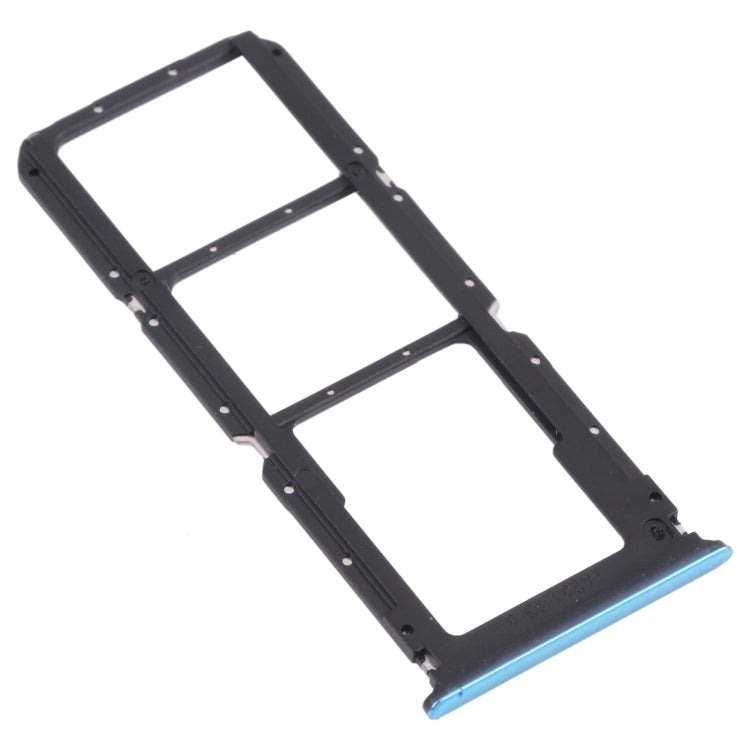 For OPPO A74 5G / A54 5G / A93 PCGM00, PEHM00 SIM Card Tray + SIM Card Tray + Micro SD Card Tray(Blue)
