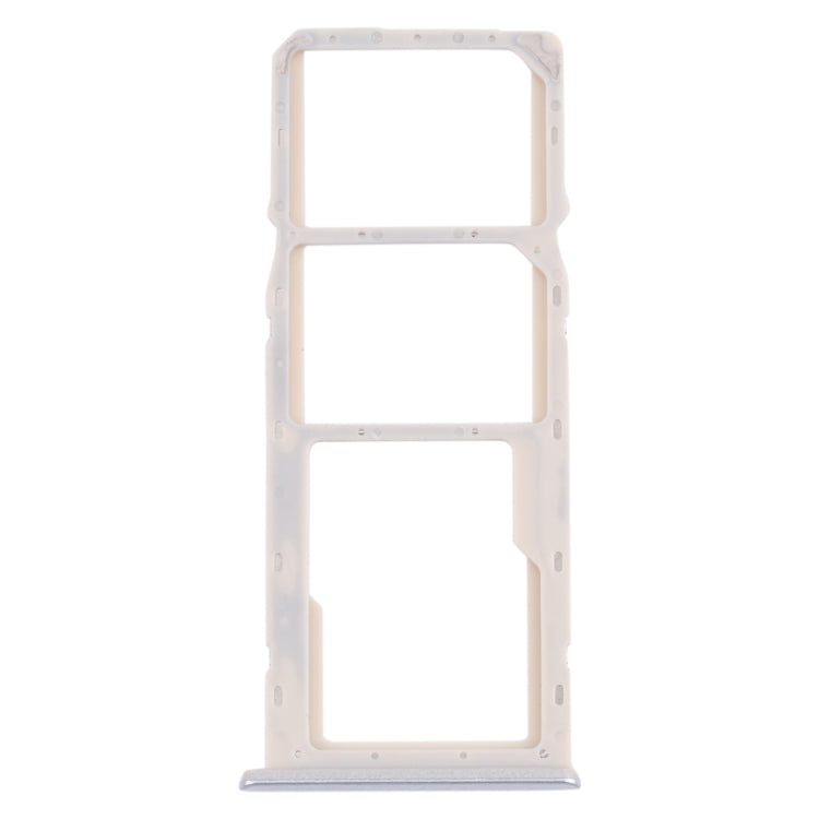 For OPPO A35 CPH2179 SIM Card Tray + SIM Card Tray + Micro SD Card Tray (White)