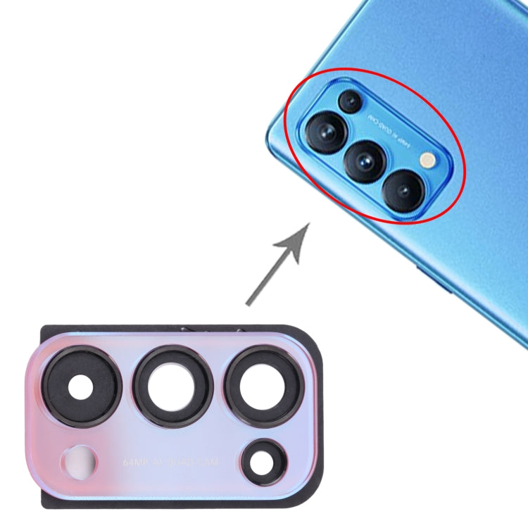 For OPPO Reno5 Pro 5G PDSM00, PDST00, CPH2201 Camera Lens Cover (Red) - Camera Series by PMc TechLife | Online Shopping South Africa | PMc TechLife | Buy Now Pay Later Mobicred