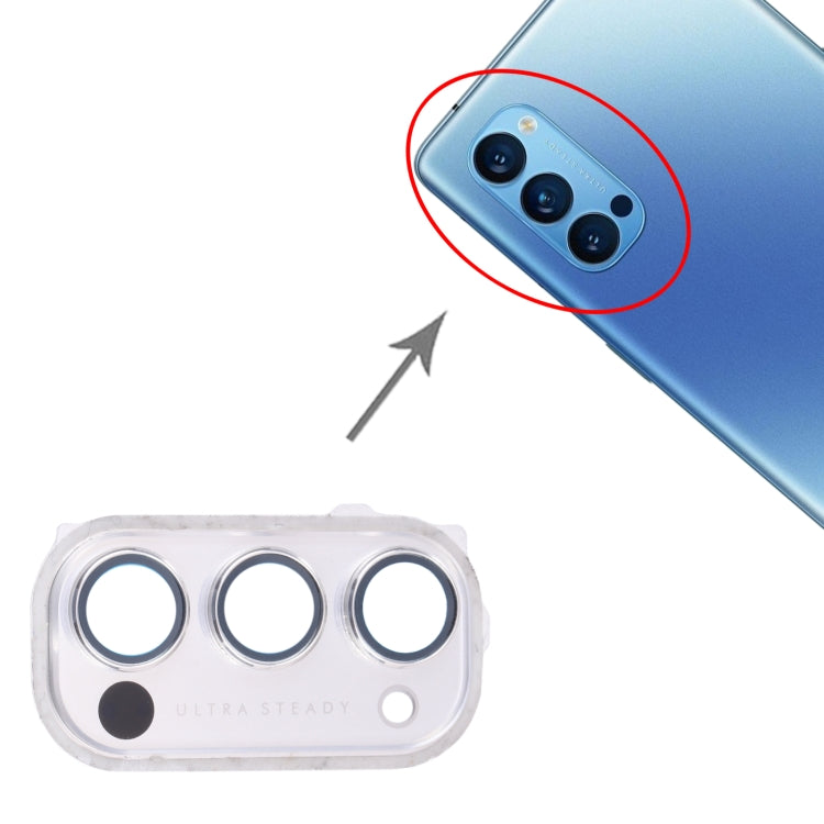 For OPPO Reno4 Pro 5G PDNM00, PDNT00, CPH2089 Camera Lens Cover (White) - free shipping - PMc TechLife - Order now!