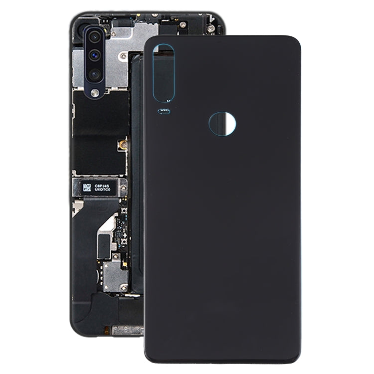 For Alcatel 3x (2019) 5048 5048U 5048Y Glass Battery Back Cover (Black)