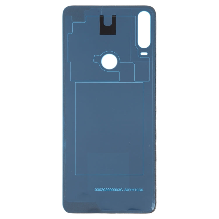 For Alcatel 3x (2019) 5048 5048U 5048Y Glass Battery Back Cover (Black)