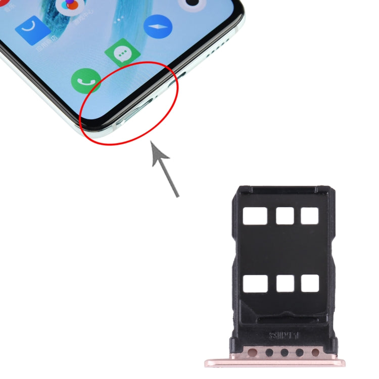 For Meizu 17 / 17 Pro SIM Card Tray + SIM Card Tray (Gold) - For Meizu by PMc TechLife | Online Shopping South Africa | PMc TechLife | Buy Now Pay Later Mobicred