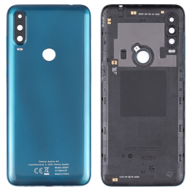 For Alcatel 3L(2020) 5029 5029Y Battery Back Cover (Green)