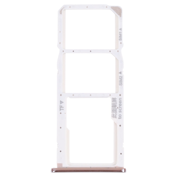 SIM Card Tray + SIM Card Tray + Micro SD Card Tray for Huawei Y7 (2018) (Silver)