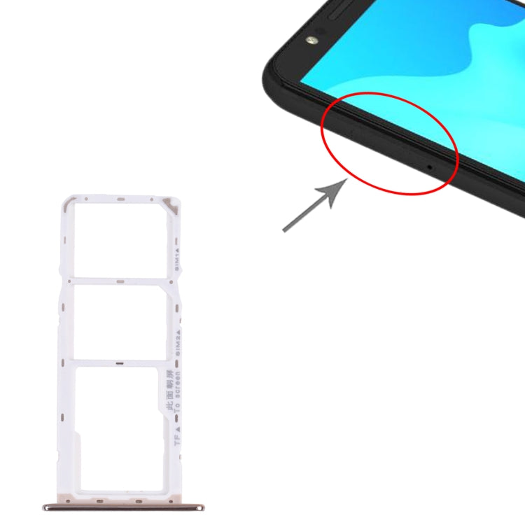 SIM Card Tray + SIM Card Tray + Micro SD Card Tray for Huawei Enjoy 8e (Silver) - free shipping - PMc TechLife - Order now!