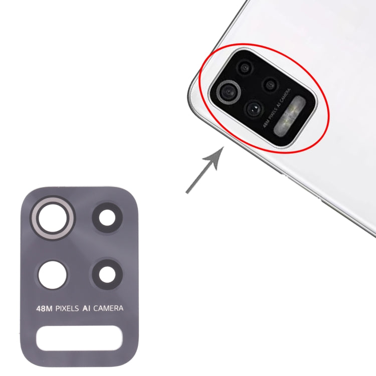 10 PCS Back Camera Lens for LG Q52 / K62 - For LG by PMc TechLife | Online Shopping South Africa | PMc TechLife | Buy Now Pay Later Mobicred