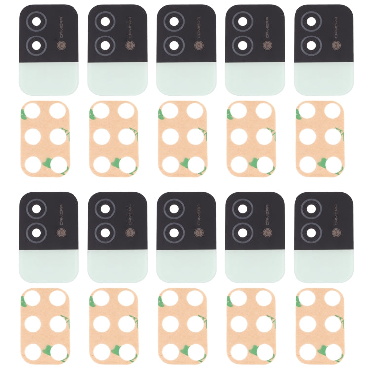For OPPO Realme Narzo 50i RMX3235 10pcs Back Camera Lens (Green)