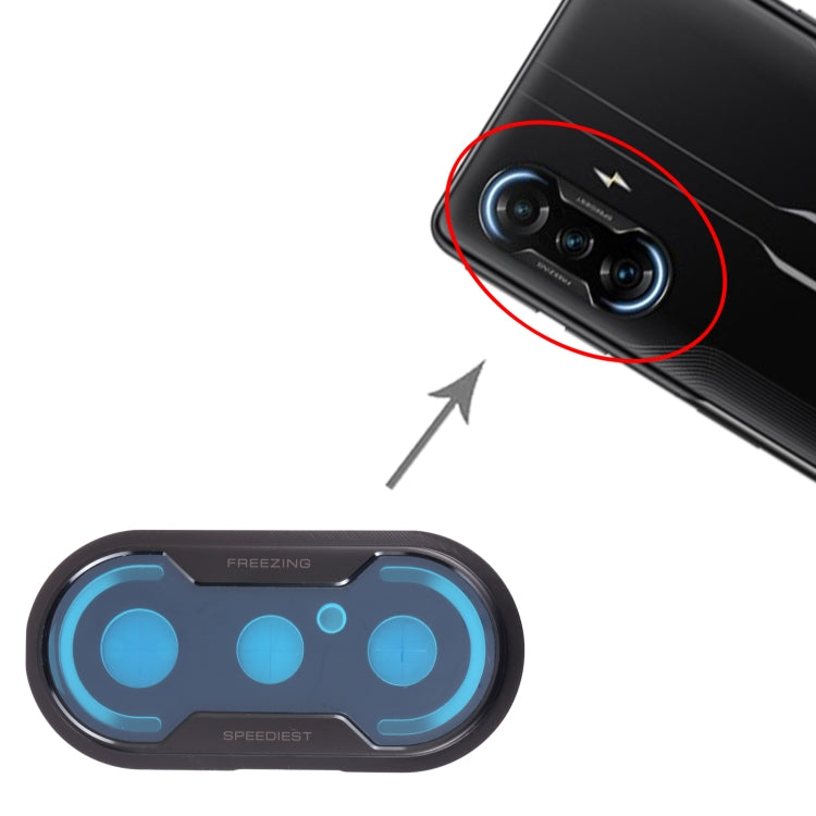 Back Camera Lens Frame for Xiaomi Redmi K40 Gaming / Poco F3 GT M2012K10C, M2104K10AC(Black) - Camera by PMC TechLife | Online Shopping South Africa | PMC TechLife | Buy Now Pay Later Mobicred