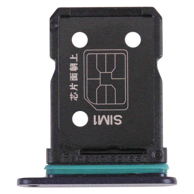 For OPPO Reno6 5G PEQM00 CPH2251 SIM Card Tray + SIM Card Tray (Black)