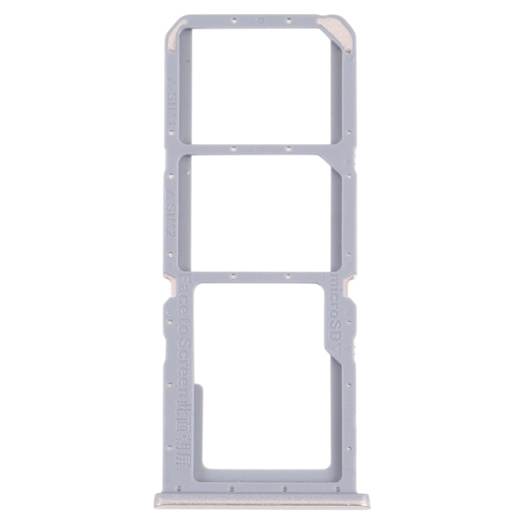 For OPPO A54S CPH2273 SIM Card Tray + SIM Card Tray + Micro SD Card Tray (Gold)