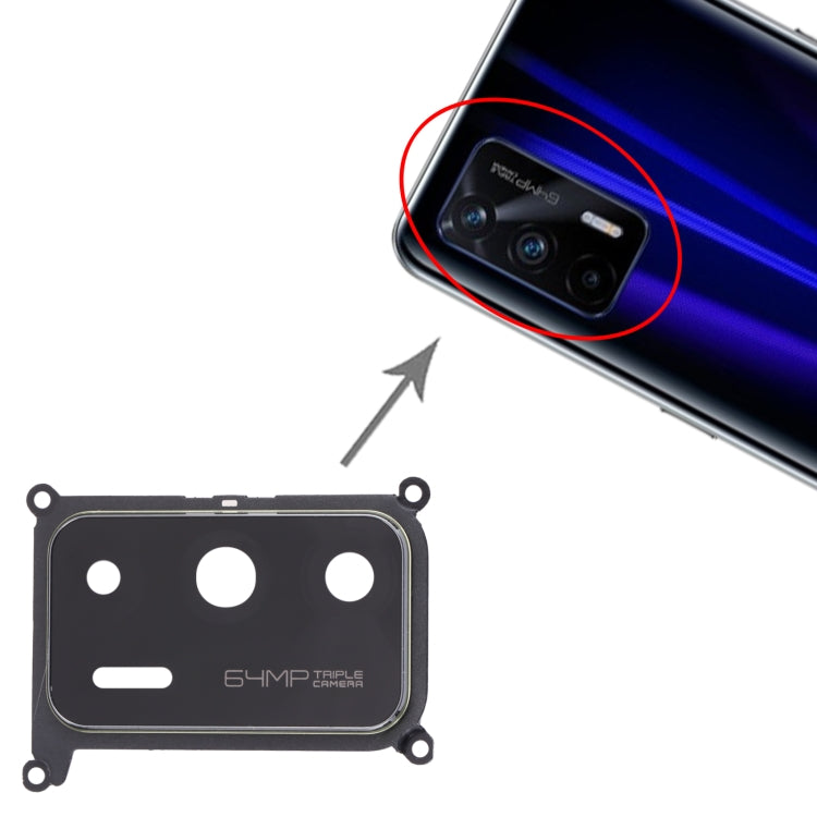 For OPPO Realme GT 5G RMX2202 Camera Lens Cover (Gold)