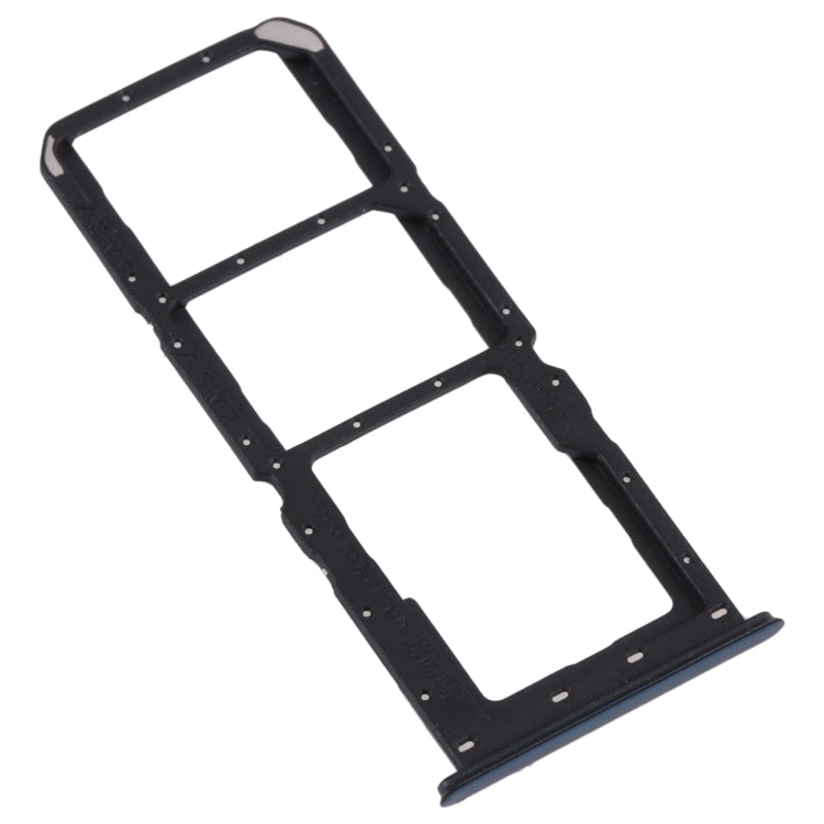 For OPPO Reno2 Z/Reno2 F SIM Card Tray + SIM Card Tray + Micro SD card tray (Black)