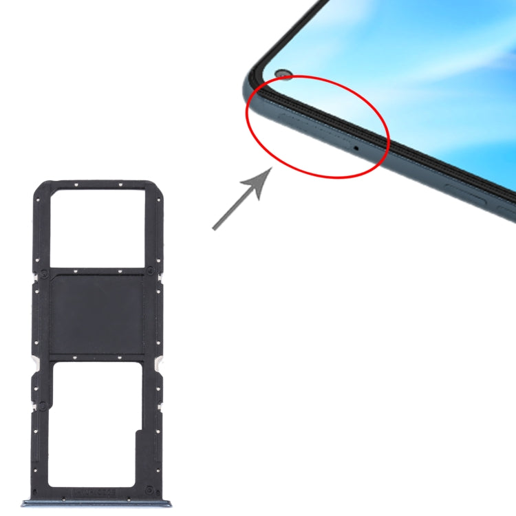 For OnePlus Nord N200 5G DE2118 / DE2117 SIM Card Tray + Micro SD Card Tray (Blue) - Card Tray by PMc TechLife | Online Shopping South Africa | PMc TechLife | Buy Now Pay Later Mobicred