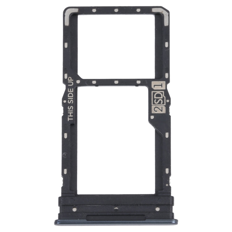For Motorola Moto G82 5G SIM Card Tray + SIM / Micro SD Card Tray (Black)