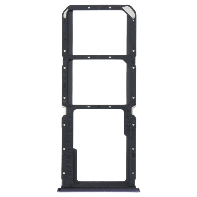 For OPPO Reno5 Lite / Reno5 F / A94 4G SIM Card Tray + SIM Card Tray + Micro SD Card Tray (Purple)