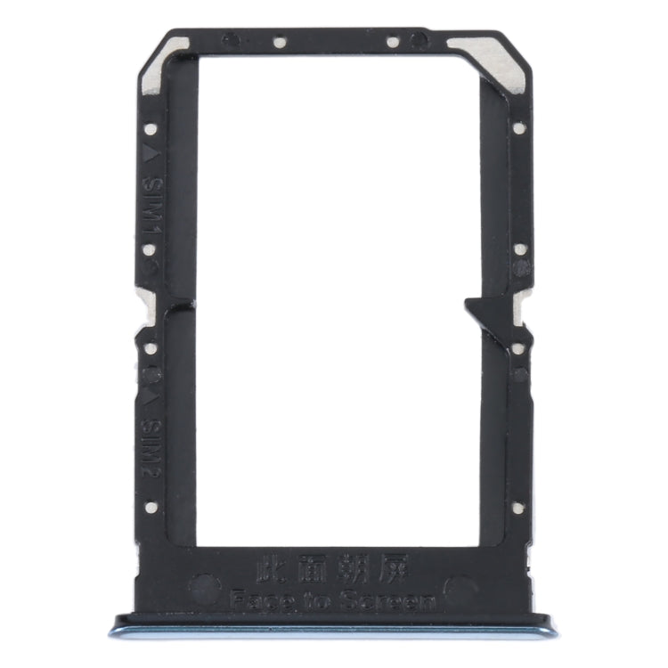 For OPPO Reno5 4G SIM Card Tray + SIM Card Tray (Silver)