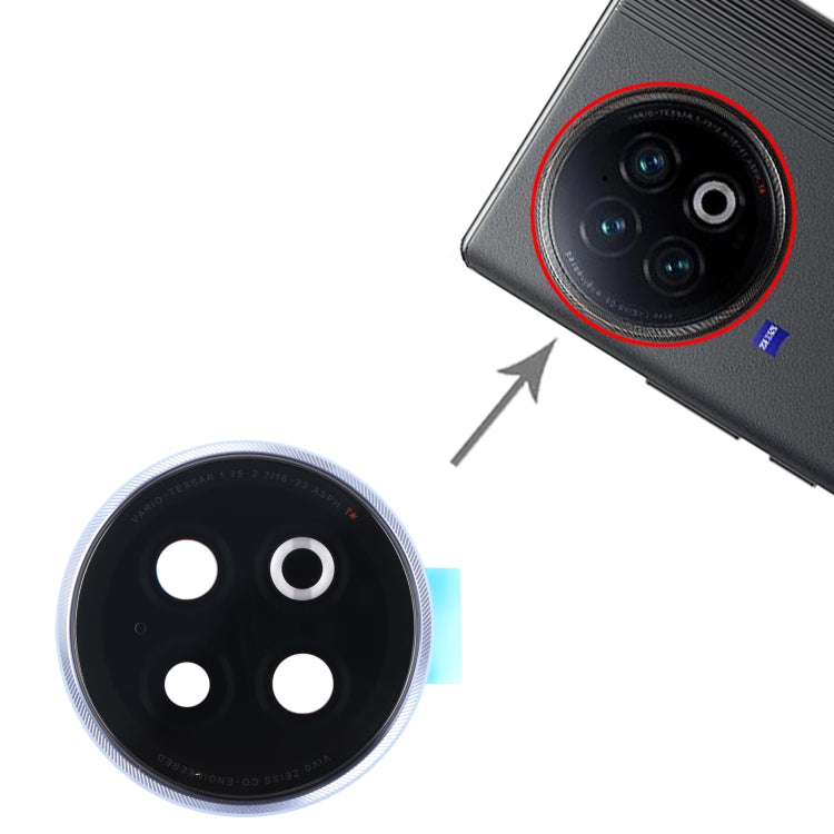For vivo X Fold2 Original Camera Lens Cover (Blue) - Camera Parts by PMC TechLife | Online Shopping South Africa | PMC TechLife