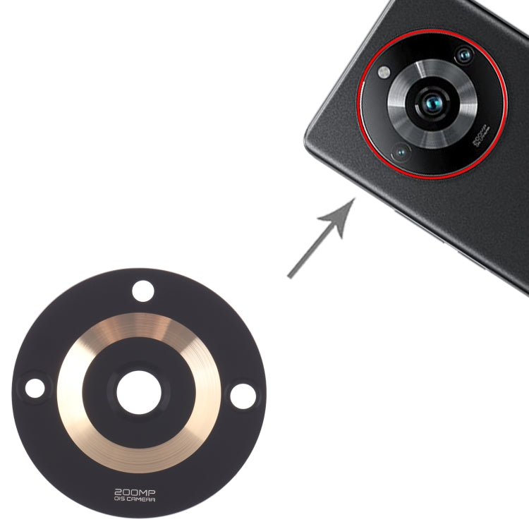 10 PCS Back Camera Lens for Realme 11 Pro+ (Gold) - Camera Series by PMC TechLife | Online Shopping South Africa | PMC TechLife | Buy Now Pay Later Mobicred