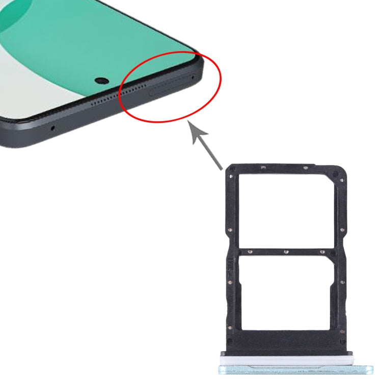 For Huawei Enjoy 60 Pro SIM + SIM Card Tray (Green) - Card Socket by PMc TechLife | Online Shopping South Africa | PMc TechLife | Buy Now Pay Later Mobicred