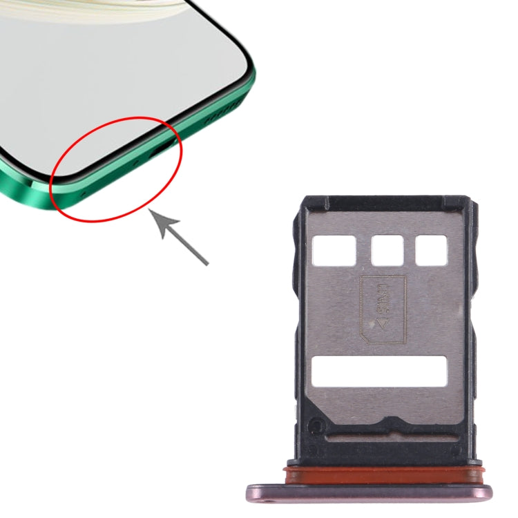 For Huawei Nzone S7 Pro 5G SIM Card Tray (Pink) - Card Socket by PMc TechLife | Online Shopping South Africa | PMc TechLife | Buy Now Pay Later Mobicred