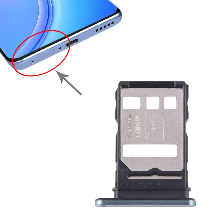 For Honor 60 SIM + SIM Card Tray (Green) - Card Socket by PMc TechLife | Online Shopping South Africa | PMc TechLife | Buy Now Pay Later Mobicred