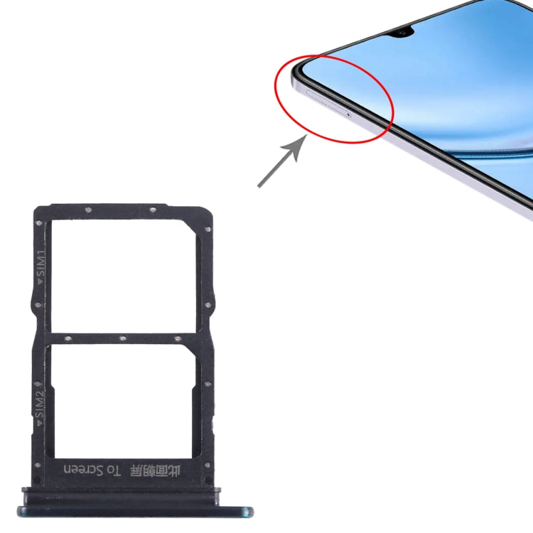 For Honor Play 20 Pro SIM + SIM Card Tray (Green) - Card Socket by PMc TechLife | Online Shopping South Africa | PMc TechLife | Buy Now Pay Later Mobicred