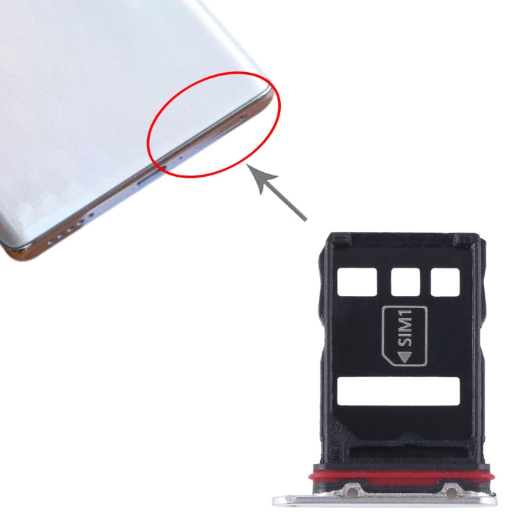 For Honor Magic5 Pro SIM + NM Card Tray (Silver) - free shipping - PMc TechLife - Order now!