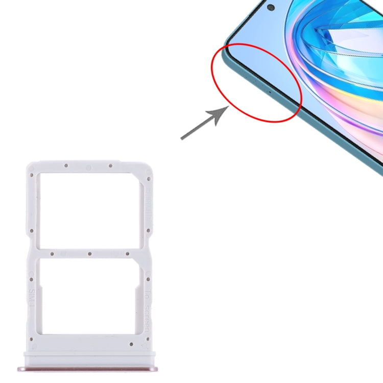 For Honor X8a SIM + SIM Card Tray (Gold) - Card Socket by PMc TechLife | Online Shopping South Africa | PMc TechLife | Buy Now Pay Later Mobicred