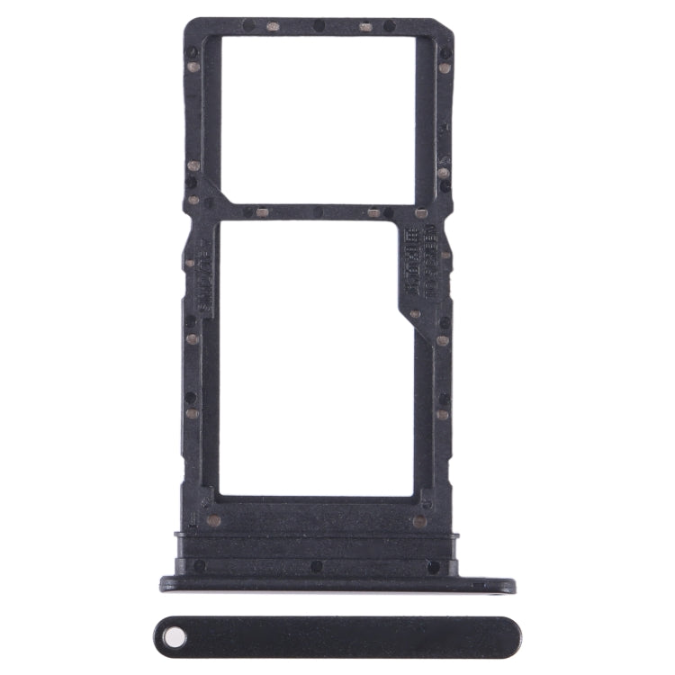 For Honor X7 SIM + SIM / Micro SD Card Tray (Black)