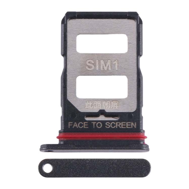 For Xiaomi Redmi K60 Ultra SIM Card Tray + SIM Card Tray (Black)