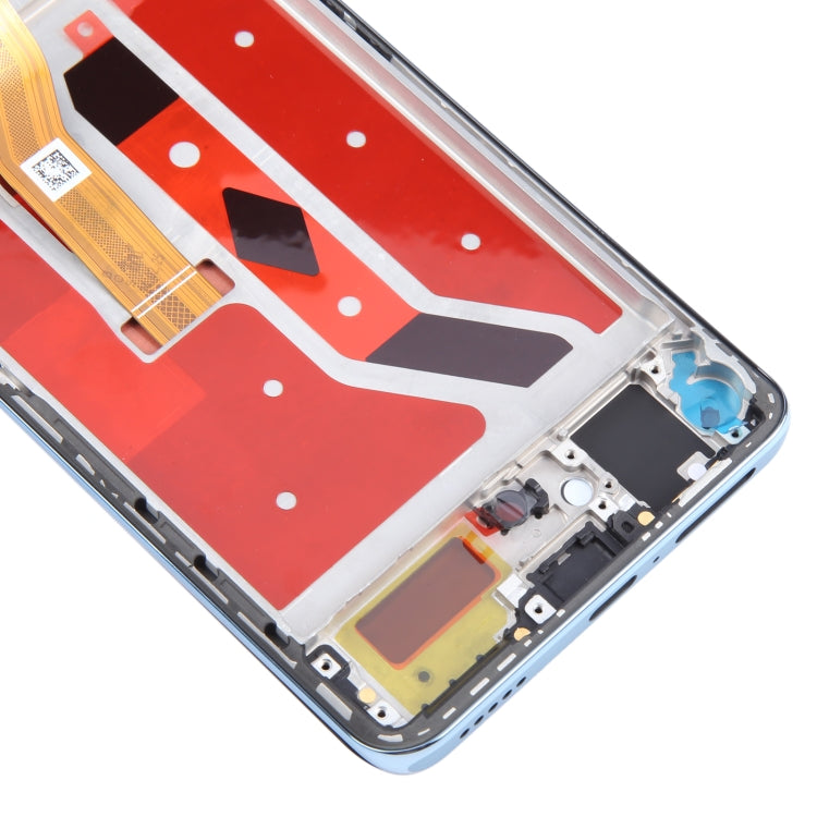 For Honor Magic6 Lite Original LCD Screen Digitizer Full Assembly with Frame (Blue)